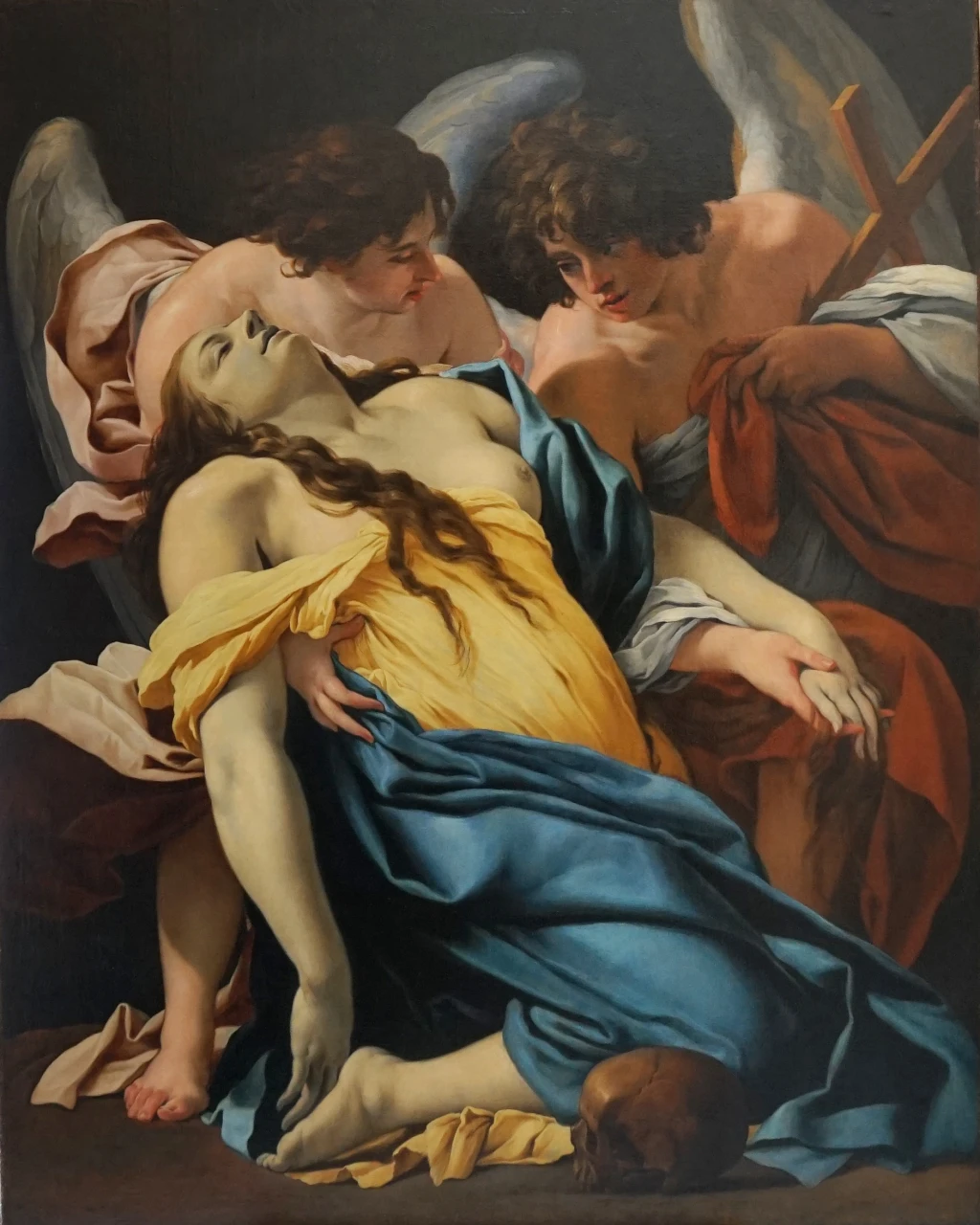 Présentation du tableau Sainte Madeleine en extase au salon Fine Arts à Paris